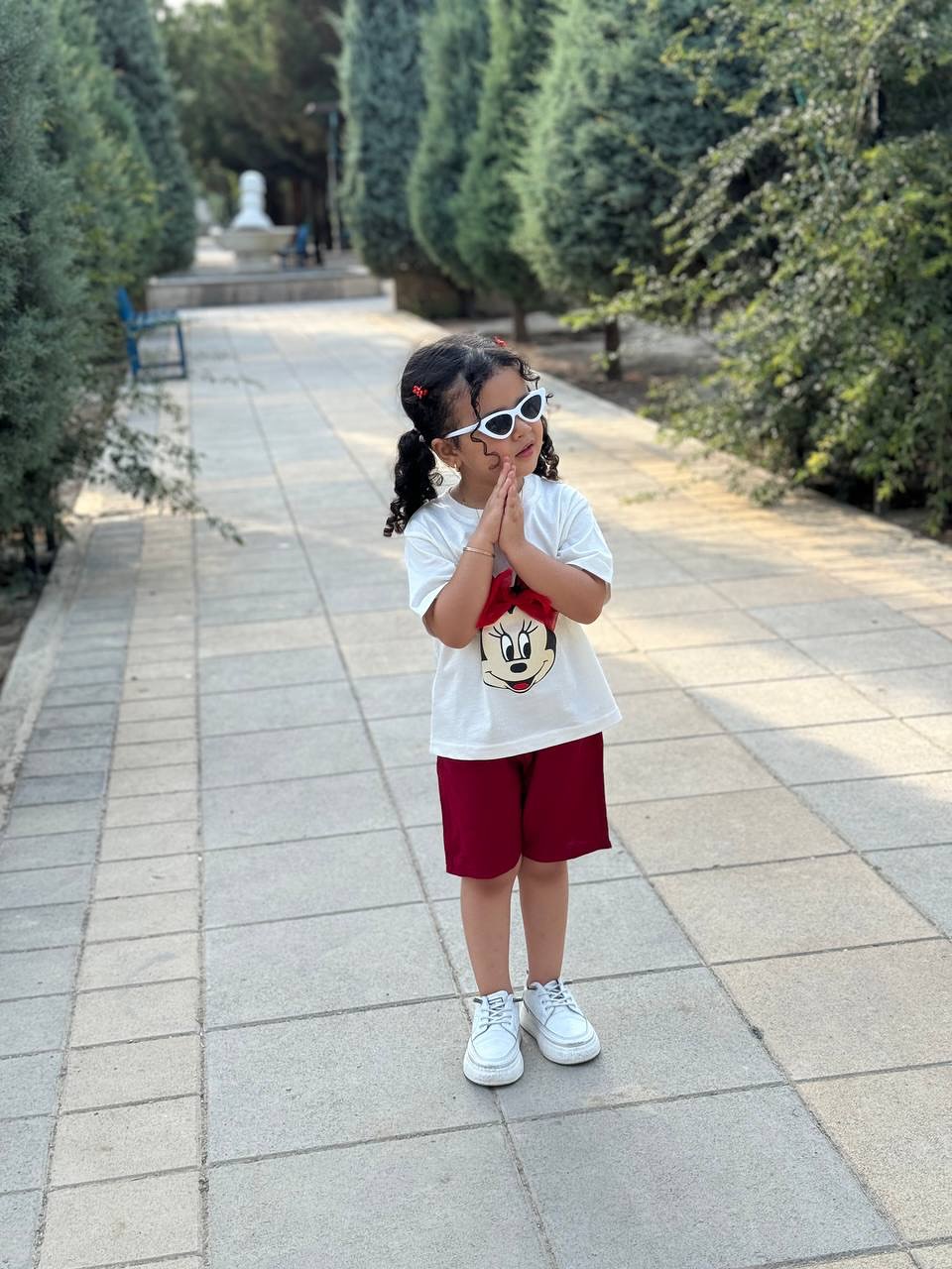 تیشرت و شلوارک مینی موس دخترانه