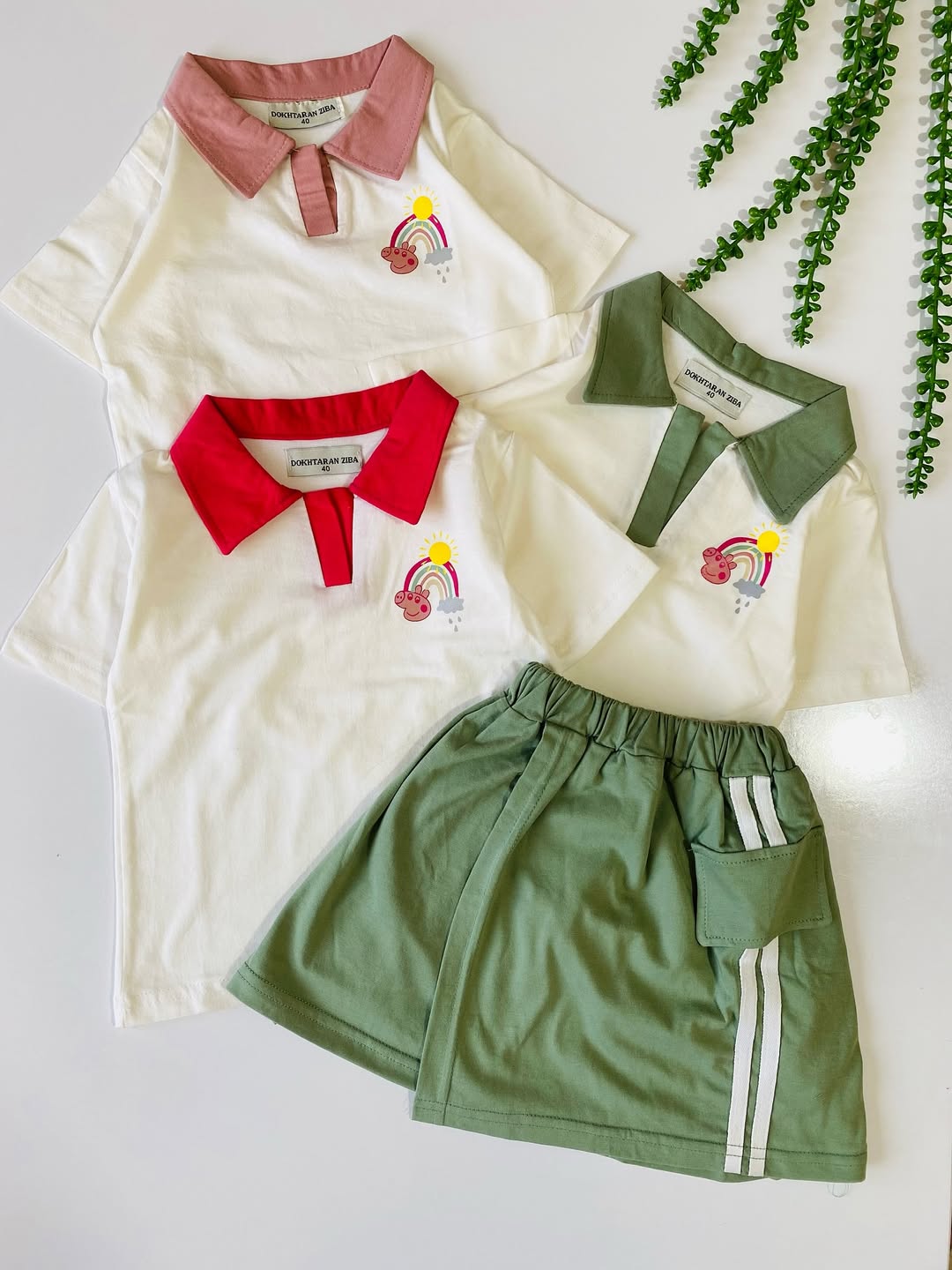 ست نخ پنبه دخترانه پپاپیکج