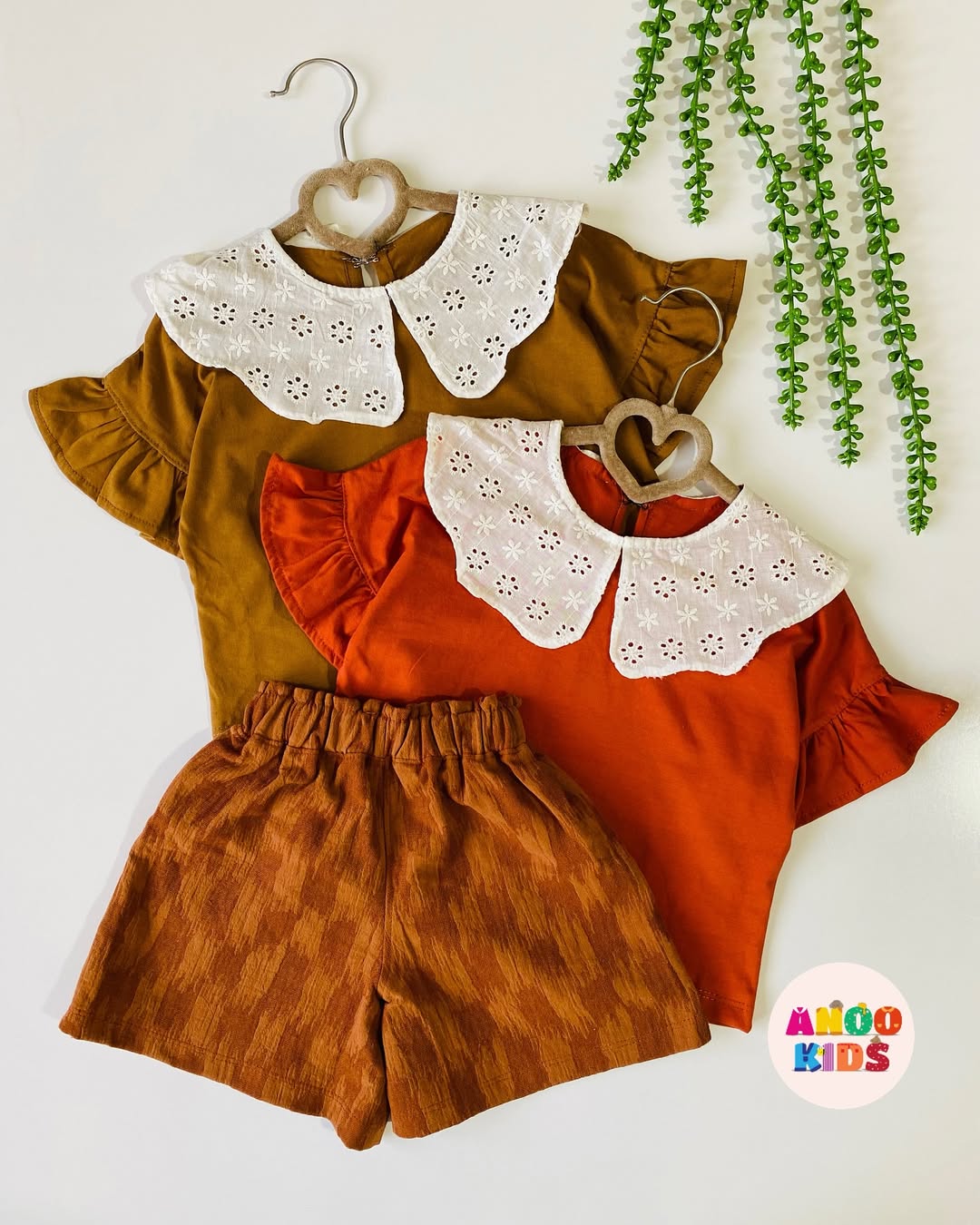 کراپ و دامن شلواری دخترانه