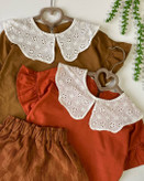 کراپ و دامن شلواری دخترانه