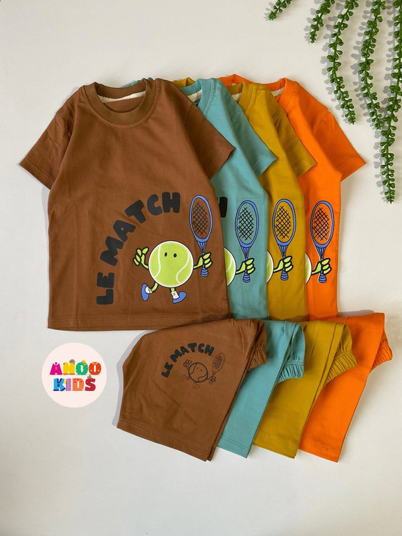 ست اسپرت نخ پنبه تابستانه