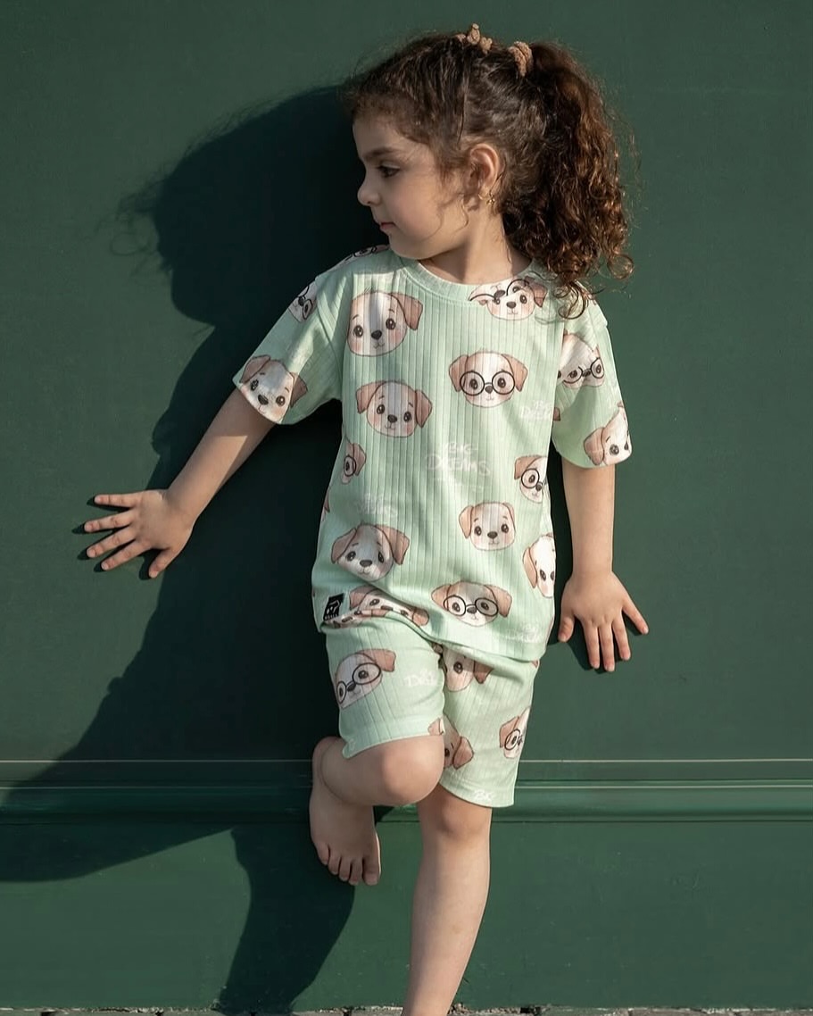 تیشرت شلوارک ریلی دخترانه و پسرانه