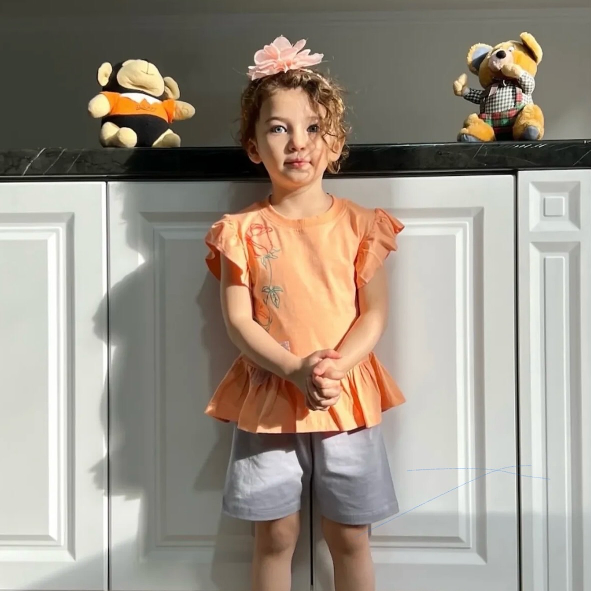 تیشرت و شلوارک نخ پنبه دخترانه