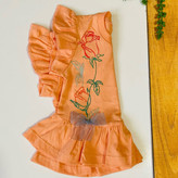 تاپ و شلوارک نخ پنبه دخترانه آلایاز