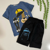 ست پسرانه تابستانه نخ پنبه