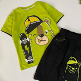 تیشرت و شلوارک نخ پنبه پسرانه تورتک