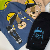 تیشرت و شلوارک نخ پنبه پسرانه تورتک