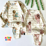 ست راحتی نخ پنبه دختر و پسر کوالا