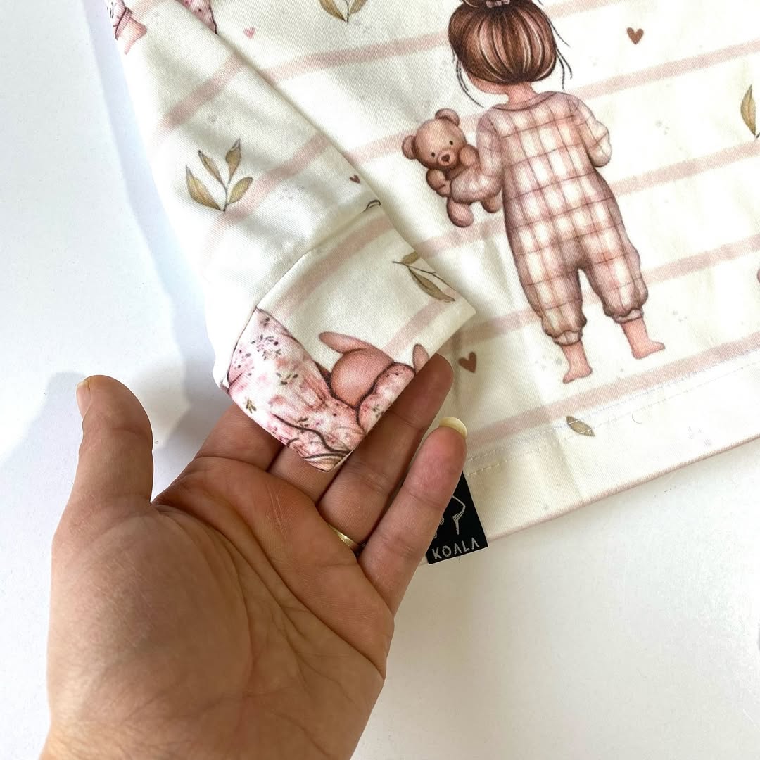 ست راحتی نخ پنبه دختر و پسر کوالا