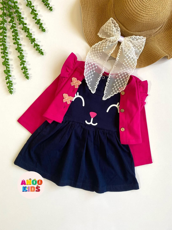 کت و سارافون پنبه دخترانه