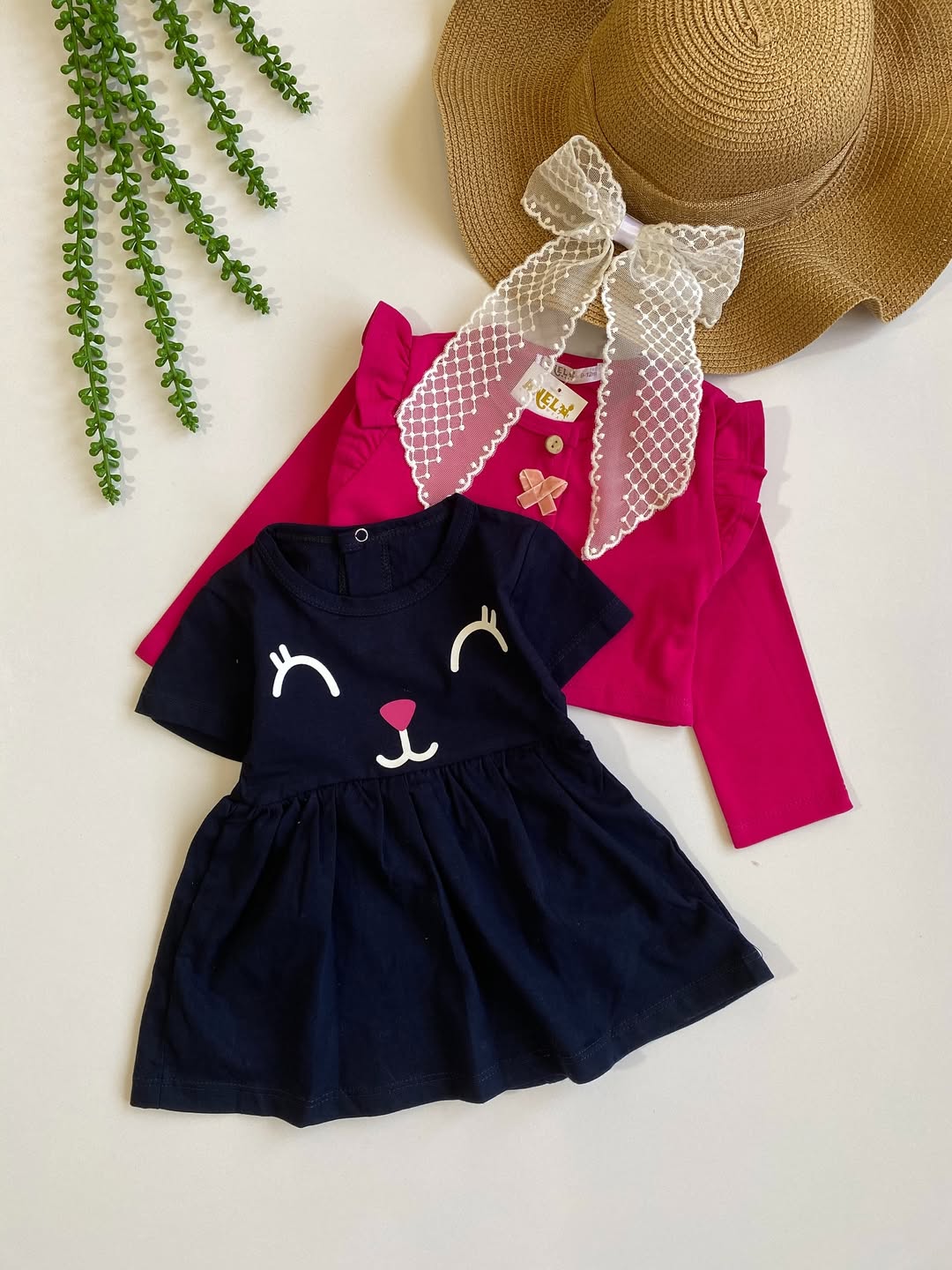 کت و سارافون  پنبه دخترانه