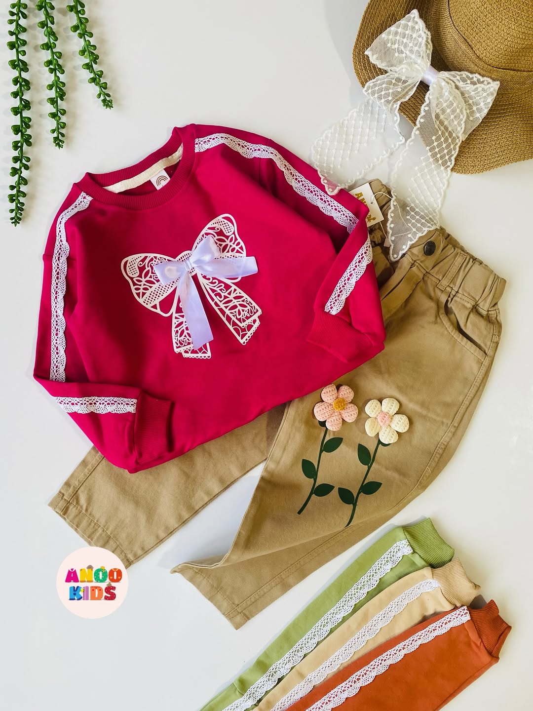 بلوز تک پاپیون دخترانه