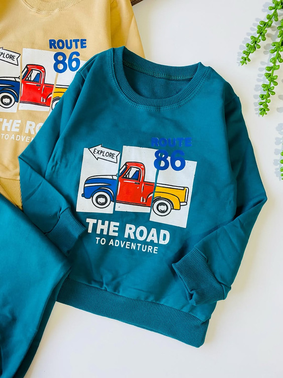 بلوز و شلوارماشین پسرانه