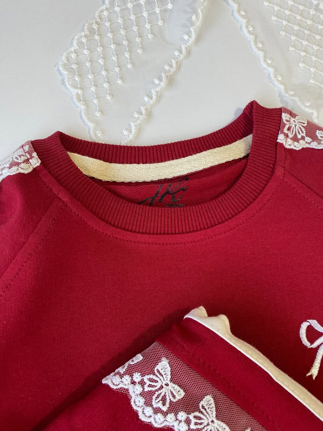 ست دخترانه گیپوردوزی