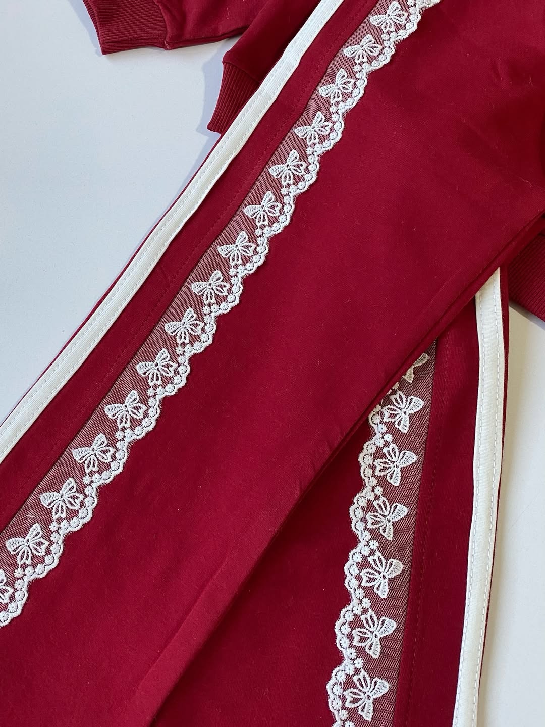 بلوز و شلوار دورس گیپوردوزی دخترانه