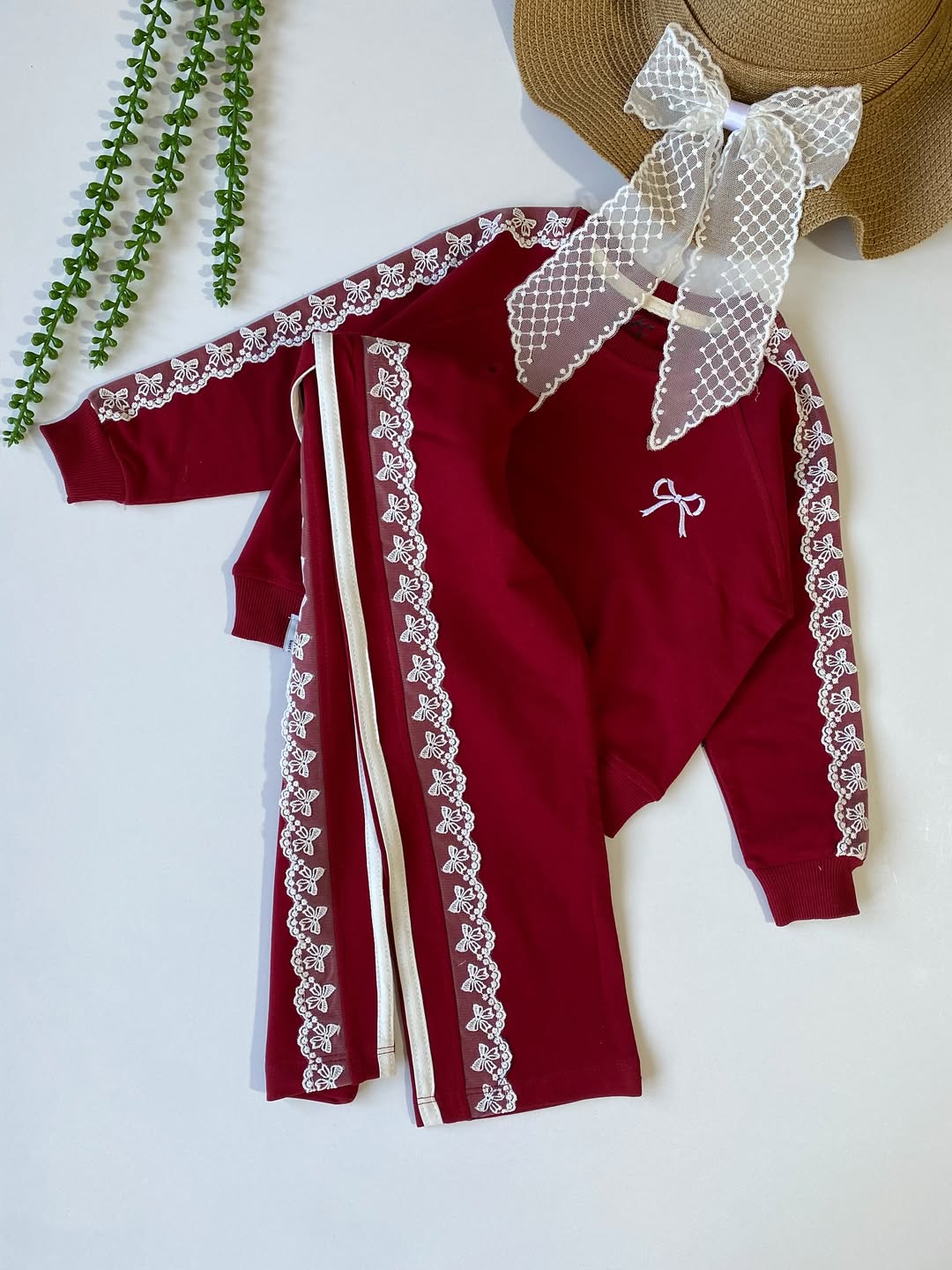 بلوز و شلوار دورس گیپوردوزی دخترانه