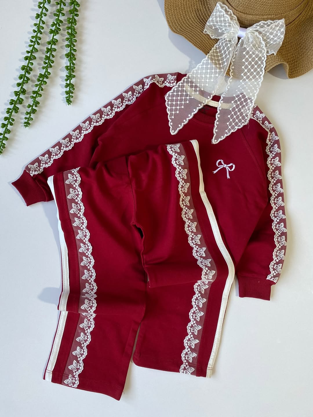 بلوز و شلوار دورس گیپوردوزی دخترانه