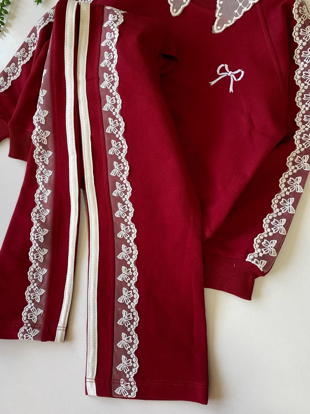 بلوز و شلوار دورس گیپوردوزی دخترانه