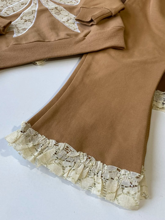 ست دخترانه با شلوار بوتکات