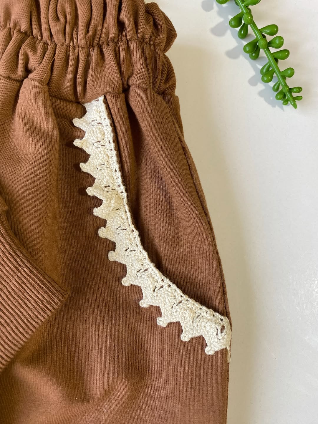 بلوز و شلوار دخترانه دانتل دوزی