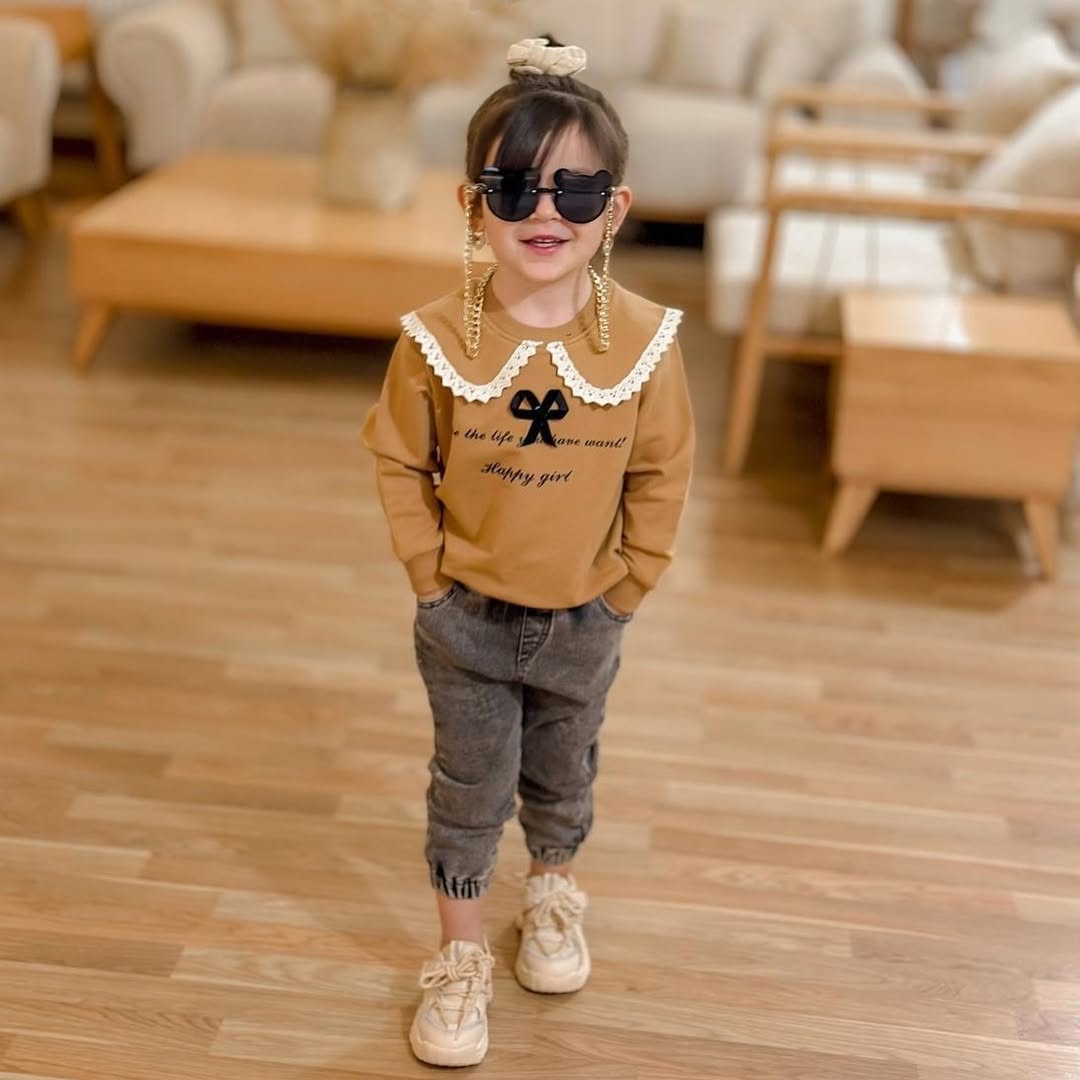 بلوز یقه ببه دخترانه