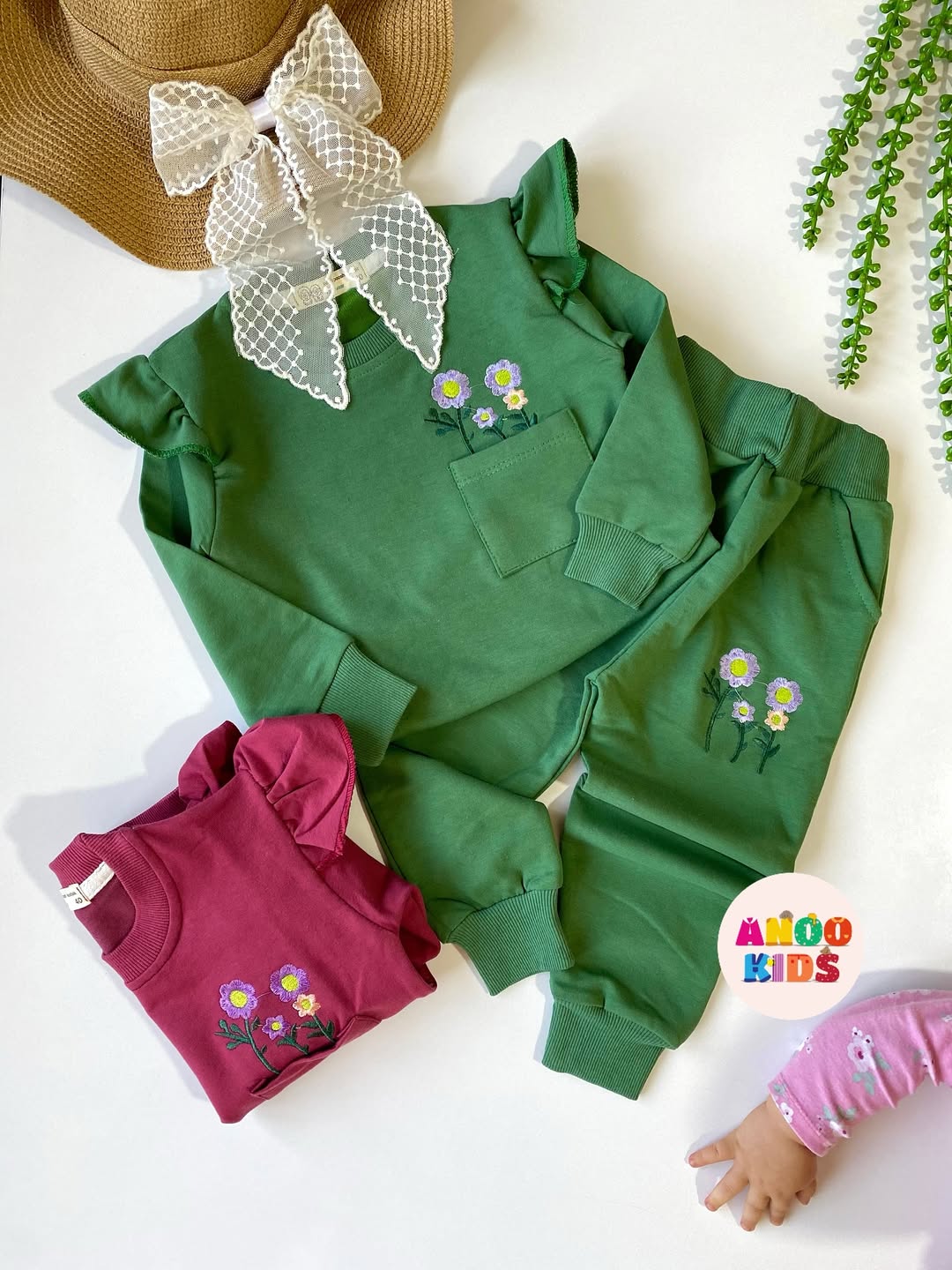 بلوز و شلوار دورس گلذوزی شده