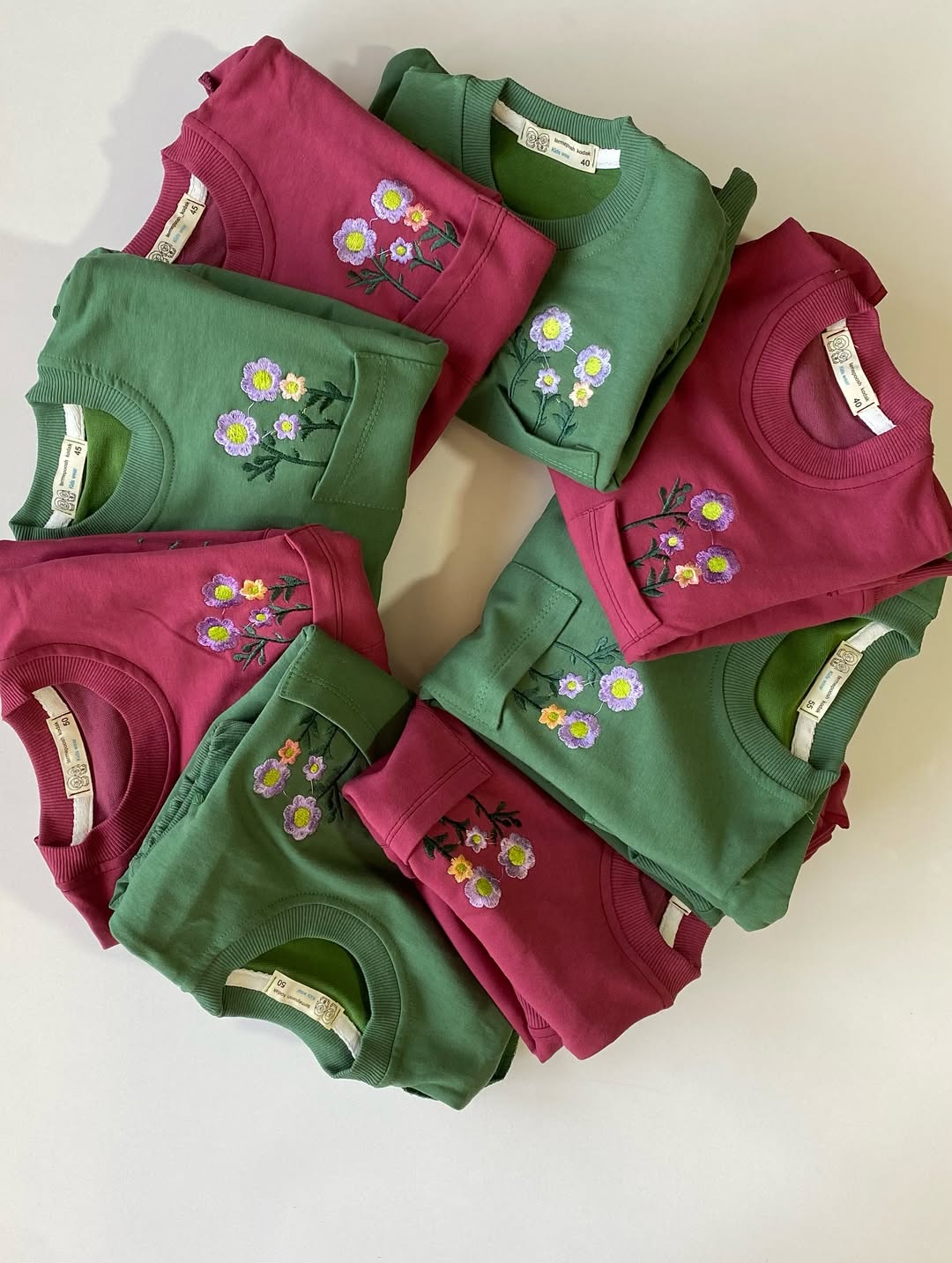 بلوز و شلوار دخترانه گلدوزی