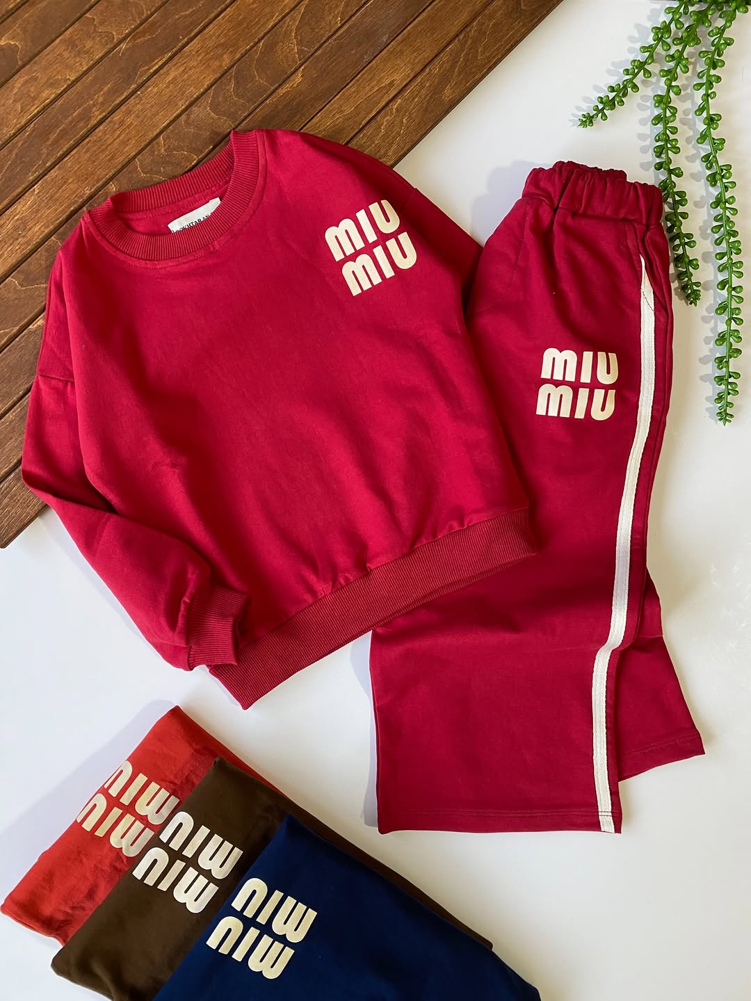 بلوز شلوار لش میو میو