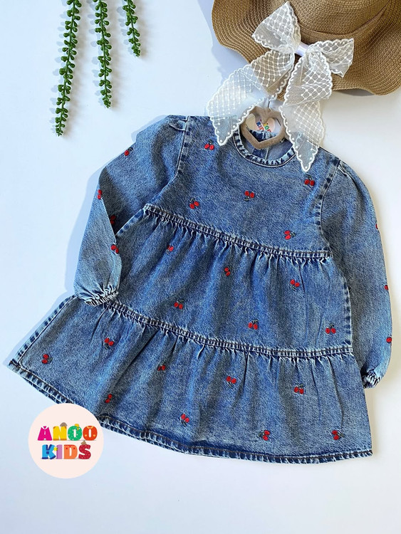 پیراهن جین آلبالو