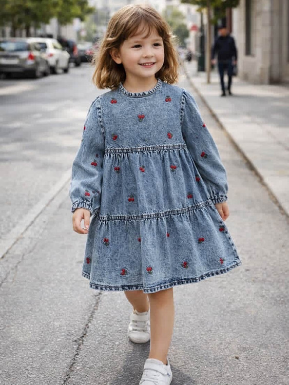 پیراهن جین گیلاسی