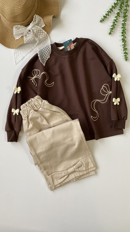 لباس عید دخترانه پاپیون