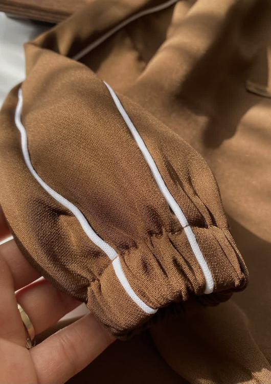 سیوشرت شلوار قهوه ای